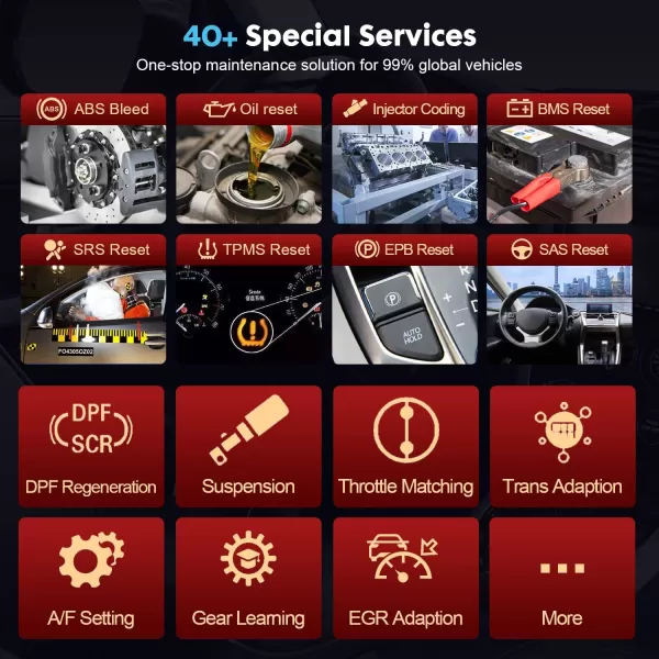 Autel MaxiSys Ultra Intelligent Diagnostic Tool, 2023 Ver. Autel Ultra with $2000 5-in-1 VCMI, ECU Programming &amp; Coding, Topology Mapping, 40+ Services, Remote Expert, Upgrade of MS909/MS919/Elite II