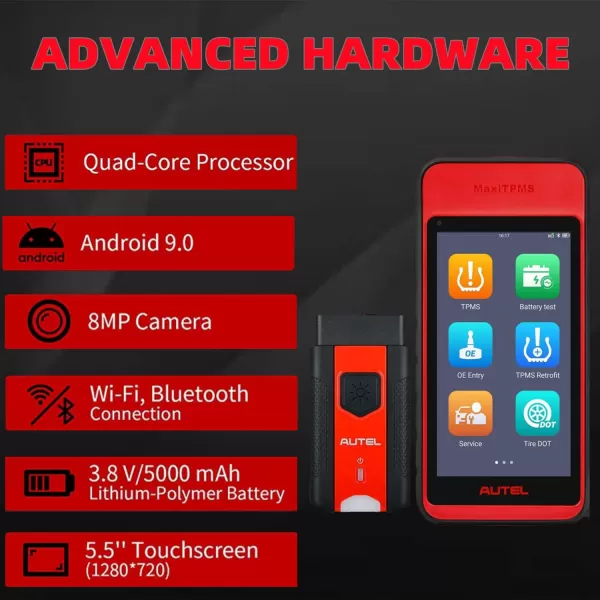 Autel MaxiTPMS ITS600 2023 Advanced TPMS Tablet Service Diagnostic Tool Wireless Android Bluetooth VCI VINscan Mx Sensor Programming OBD2 Relearn Special Functions)