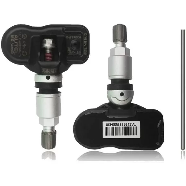 Autel MaxiTPMS MX Sensor 8pcs Dual Frequency 315/433MHz Metal Stem TPMS Sensor Universal Tire Sensor Programmed by TS401 TS408 TS501 TS508 TS601 TS608 MK808TS MX808TS MS906TS ITS600