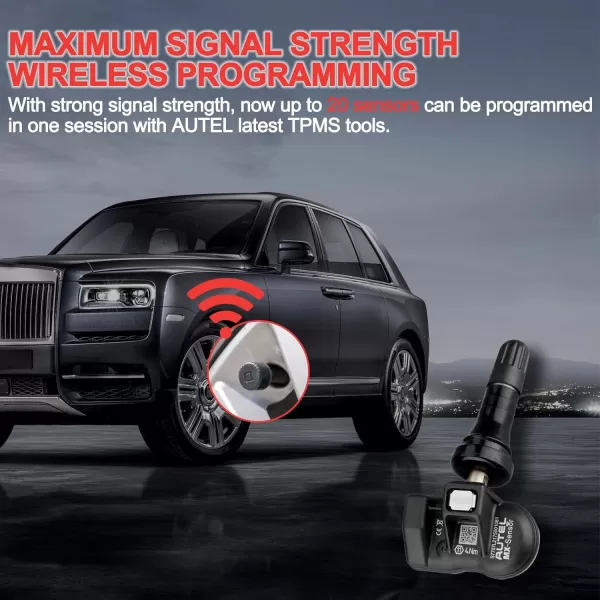 Autel MaxiTPMS MX Sensor Programmable TPMS Sensor for Tire Pressure 2 in 1  Press-in OE-Level Programmed by TS508 TS408 TS508WF TS608 MS906TS ITS600 MS906PRO-TS