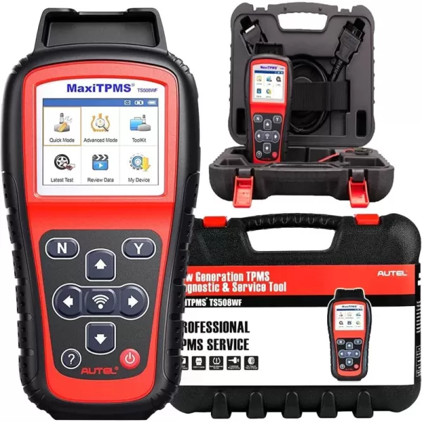 Autel MaxiTPMS TS508 TPMS Relearn Tool, 2023 Upgraded of TS501/TS408, Activate/Relearn/Reset All Sensors, One-Click TPMS Health Check, Program MX-Sensors , Read/Clear TPMS DTCs, Read/Clear TPMS DTCs)