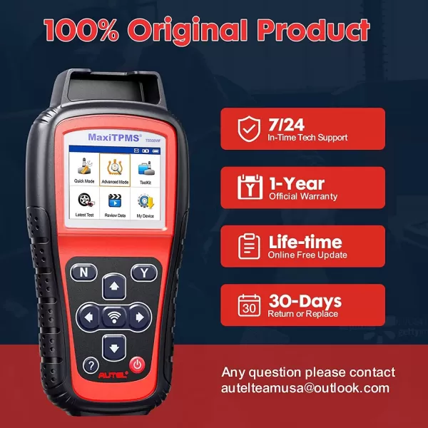 Autel MaxiTPMS TS508 TPMS Relearn Tool, 2023 Upgraded of TS501/TS408, Activate/Relearn/Reset All Sensors, One-Click TPMS Health Check, Program MX-Sensors , Read/Clear TPMS DTCs, Read/Clear TPMS DTCs)