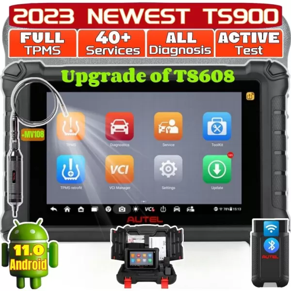 Autel MaxiTPMS TS508 TPMS Relearn/Activate/Reset/Diagnosis scan Tire Sensor Tool Quick &amp; Advance Mode Program MX Sensor Diagnostic Sensors ID Read/Clear TPMS DTCs