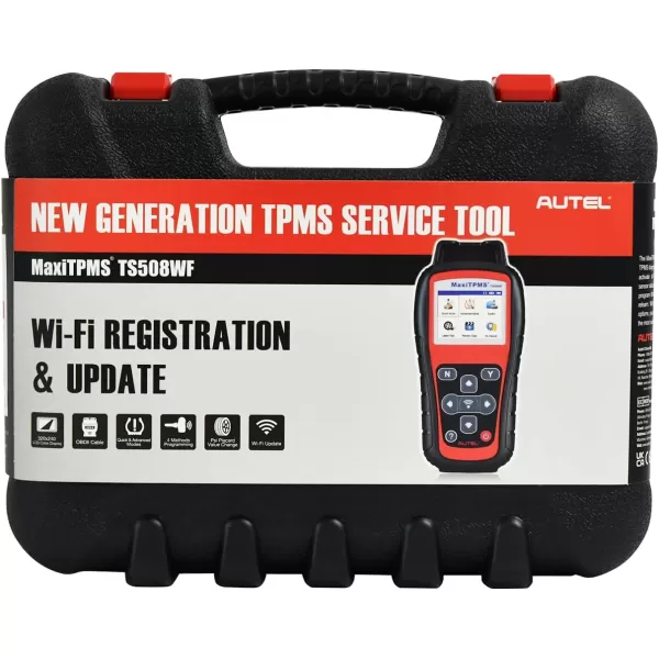 Autel MaxiTPMS TS508WF KIT TPMS Programming Tool, 2023 WiFi Ver. Upgrade of TTS508K TS508 TS501 TS408 w/ $150 4PCS 2-in-1 Press-in MX-Sensors, Activate/Relearn/Diagnosis All Sensors, Read/Clear DTCs