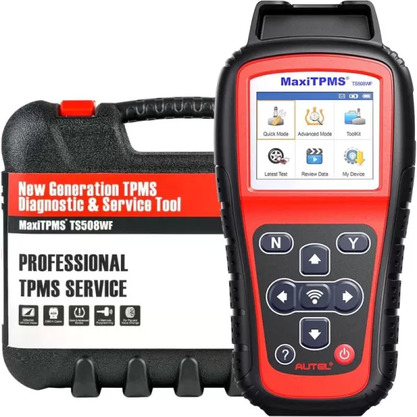 Autel MaxiTPMS TS508WF TPMS Relearn Tool, 2023 Enhanced TS508 Wi-Fi Version, Mx-Sensor TPMS Progamming Tool, One-Click TPMS Diagnose &amp; Reset, Activate All Sensors, Live Data, Read/Clear TPMS DTCs