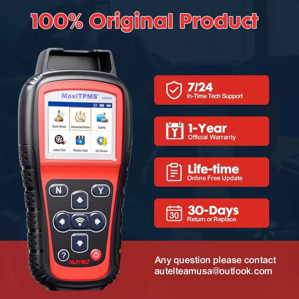 Autel MaxiTPMS TS508WF TPMS Relearn Tool, 2023 Enhanced TS508 Wi-Fi Version, Mx-Sensor TPMS Progamming Tool, One-Click TPMS Diagnose &amp; Reset, Activate All Sensors, Live Data, Read/Clear TPMS DTCs