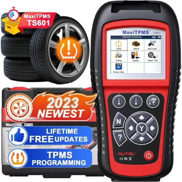 Autel MaxiTPMS TS601 TPMS Relearn Tool - TPMS Programming Tool Upgrade of Autel TS508K/TS508/TS501/TS408/TS401, Activate/Relearn All Known TPMS Sensors, Program MX-Sensors , TPMS Reset, TPMS Reset)