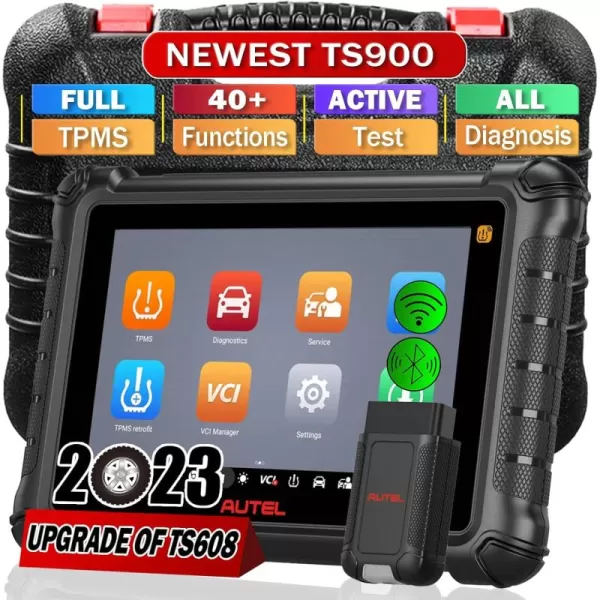 Autel MaxiTPMS TS900, Autel TPMS Programming Tool, Autel Scanner, Program MX Sensor, Full TPMS, Bi Directional Control, All System Diagnostics, Better TS408 TS508 TS608 MX808 MX900 Same as MX900TS