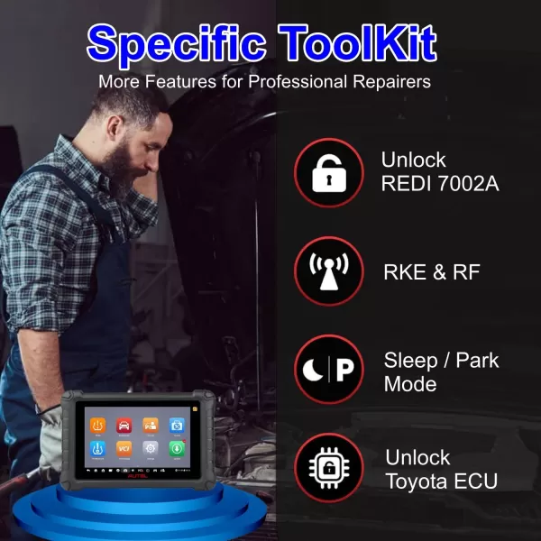 Autel MaxiTPMS TS900 TPMS Programming Tool OBD2 Scanner Upgrade of MX900 TS608 MX808 MK808, Activate/Read/Relearn All Known TPMS Sensors, All System Diagnostic Bidirectional Scan Tool DoIP&amp;CAN FD