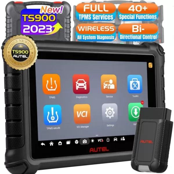 Autel MaxiTPMS TS900 TPMS Programming Tool Sensor Programmer Vehicle Diagnostic Scan Tool OBD2 Code Reader Full TPMS Functions Same as MX900TS Upgraded from TS608 MaxiCOM MK808TS MX808TS MP808S