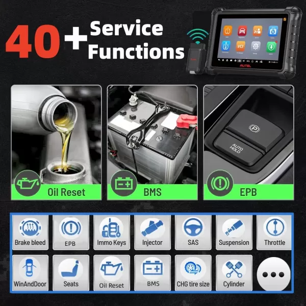 Autel MaxiTPMS TS900 obd2 Scanner TPMS Sensors Programming Tool Upgrade of Autel Scanner TS608 Same as MX808 All System Diagnostic Active Test 40+Services Sensor Program/Relearn Better TS408 508 MK808