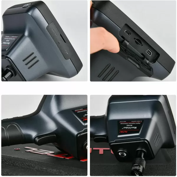 Autel MaxiVideo MV480 Industrial Endoscope/Borescope Dual Lens Video Scope with a Waterproof Cable Car Inspection Digital Camera 7X Zoom Audio Annotation 360°Rotation Advanced MV460 Mv108 MV160