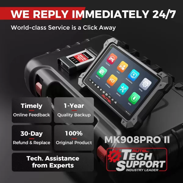Autel Maxicom MK908 Pro II Scanner: 2023 J2534 Programming Tool, Level Up of MS908S Pro II/Elite II, ECU Program Coding As MS Ultra MS919, Bi-Directional, 36+ Services, AutoScan 2.0, Android 10 FCA