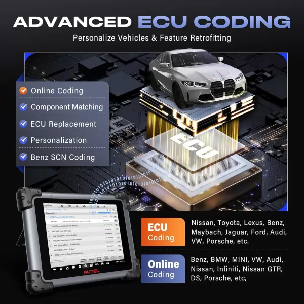Autel Maxisys Elite II Pro Scanner 2023, 2-Year Free Update , Intelligent Diagnostic 2.0, Upgrade of MS Ultra/MS908S Pro II, J2534 Programming &amp;Coding, 38+ Resets Active Test, CANFD &amp;DoIP, Intelligent Diagnostic 2.0, Upgrade of MS Ultra/MS908S Pro II, J2534 Programming &amp;Coding, 38+ Resets Active Test, CANFD &amp;DoIP)