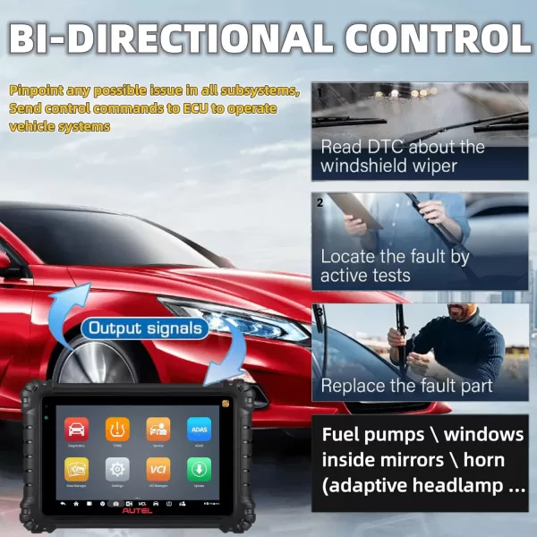 Autel Scanner MS906Pro TS Full System Diagnostic Tool 2023 Newer Up of MS906 Pro MS906BT MS906TS MK908 Top TPMS Diagnostic &amp; ECU Coding, Bidirectional Control, 36+ Service, Full Diagnose, CANFD &amp; DOIP