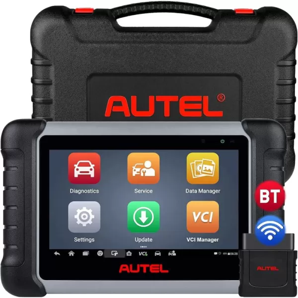 Autel Scanner MaxiCOM MK808Z-BT: Same As MK808BT Pro, 2023 Android 11 Bi-Directional Control Scan Tool, Upgraded of MK808BT/MK808S, 28+ Services, All Systems Diagnosis, FCA Auto Auth, Support BT506