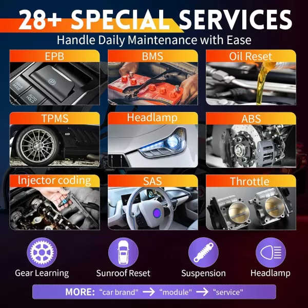 Autel Scanner MaxiCOM MK808Z with 60$ MV108: Android 11 Based Bi-Directional Control Scan Tool, 28+ Services, 2023 Upgraded of MK808/MX808, All System Diagnostics, FCA Auto Auth, Injector Coding