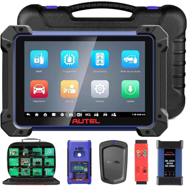 Autel Scanner MaxiIM IM608 II: Android 10 IMMO Key Programming Tool, 2023 IM608 Pro II Bundle with $1316 Tool Kit, J2534 ECU Programming &amp; Coding, 40+ Services, Bi-Directional Control Scan Tool