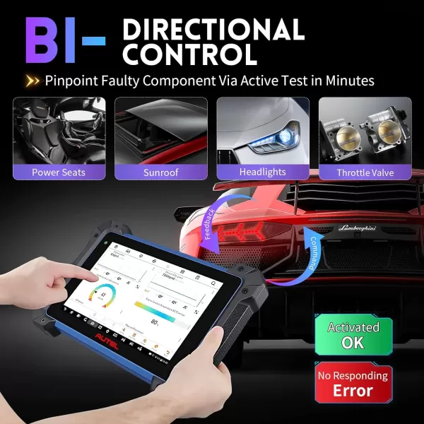 Autel Scanner MaxiIM IM608 II: Android 10 IMMO Key Programming Tool, 2023 IM608 Pro II Bundle with $1316 Tool Kit, J2534 ECU Programming &amp; Coding, 40+ Services, Bi-Directional Control Scan Tool