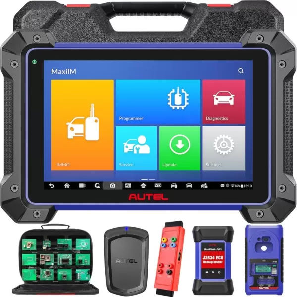 Autel Scanner MaxiIM IM608 PRO key fob programmer, Boosted Autel IM508 IM608 IMMO TOOL, Bi directional Scan Tool, 2YearsFreeUpdate, Valued $1316 XP400Pro, IMKPA, GBOX2, APB112, ECU Coding, 38+ Service