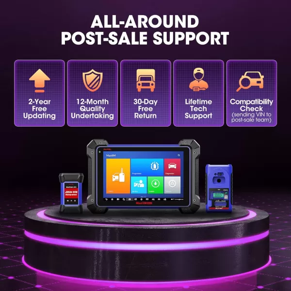 Autel Scanner MaxiIM IM608 PRO key fob programmer, Boosted Autel IM508 IM608 IMMO TOOL, Bi directional Scan Tool, 2YearsFreeUpdate, Valued $1316 XP400Pro, IMKPA, GBOX2, APB112, ECU Coding, 38+ Service