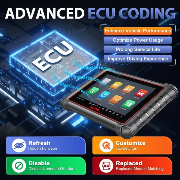 Autel Scanner MaxiPro MP900Z-BT with 60$ MV108, 2023 Upgraded of MP808S/MS906BT, Android 11 ECU Coding Scan Tool, Bi-Directional Scanner with 40+ Services, Full System OBD2 Scanner Support CAN FD/DoIP