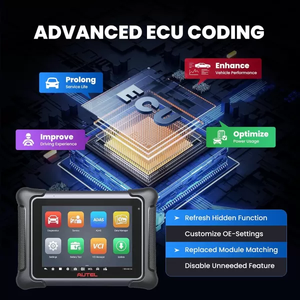 Autel Scanner MaxiSys Elite II: 2023 Alternative to Autel Ultra &amp; MS909, 2 Years Update , Intelligent Diagnostics, J2534 ECU Programming &amp; Coding, 38+ Services Bi-Directional Scan Tool, Intelligent Diagnostics, J2534 ECU Programming &amp; Coding, 38+ Services Bi-Directional Scan Tool)