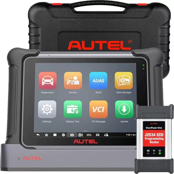 Autel Scanner MaxiSys Elite II: 2023 Alternative to Autel Ultra &amp; MS909, 2 Years Update , Intelligent Diagnostics, J2534 ECU Programming &amp; Coding, 38+ Services Bi-Directional Scan Tool, Intelligent Diagnostics, J2534 ECU Programming &amp; Coding, 38+ Services Bi-Directional Scan Tool)