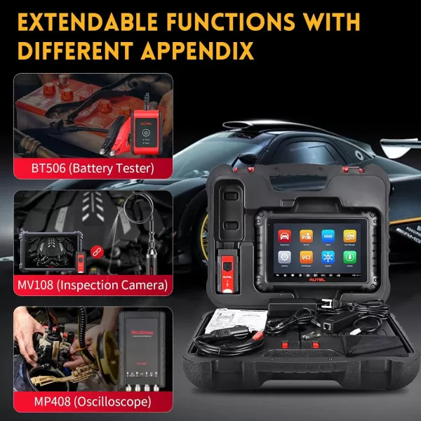 Autel Scanner MaxiSys MS906 Pro - 2023 Newest Upgrade Version of MS906BT/MK906BT/MS906TS/MK908/MS908, Bi-Directional Control, ECU Coding, 36+ Services, Guided Functions, FCA AutoAuth )