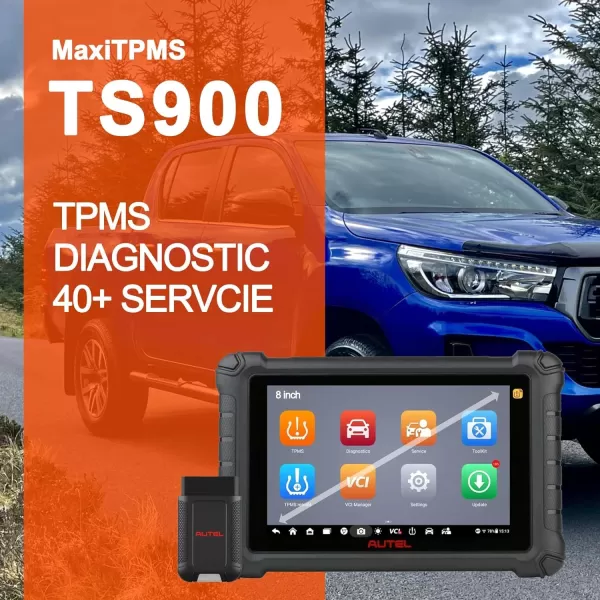 Autel Scanner MaxiTPMS TS900, 2023 Newest TPMS Programming Tool, Upgrade of TS608, Full TPMS, All System Diagnostic, 40+ Services, Active Test, Sensor Program/Relearn, Better TS408 TS508 MX808 MK808