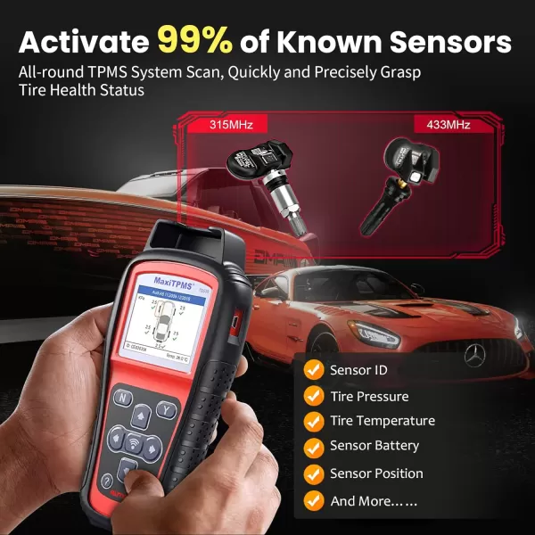 Autel TPMS Programming Tool MaxiTPMS TS508WF Kit, with $120 4PCS MX-Sensors , 2023 Upgraded of TS508/TS501/TS408, One-Click TPMS Diagnose &amp; Reset, TPMS Relearn/Activate, Clear TPMS DTCs, 2023 Upgraded of TS508/TS501/TS408, One-Click TPMS Diagnose &amp; Reset, TPMS Relearn/Activate, Clear TPMS DTCs)
