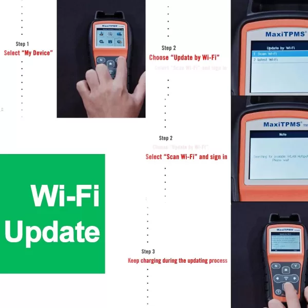 Autel TPMS Programming Tool TS508WF 2023 Version, Program Autel TPMS Sensors, TPMS Relearn Tool, TPMS Reset Tool, Activate Read Copy Tire Sensor Free Lifetime WIFI Update Advanced TS408 TS501 TS508