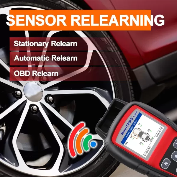 Autel TPMS Programming Tool TS508WF 2023 Version, Program Autel TPMS Sensors, TPMS Relearn Tool, TPMS Reset Tool, Activate Read Copy Tire Sensor Free Lifetime WIFI Update Advanced TS408 TS501 TS508