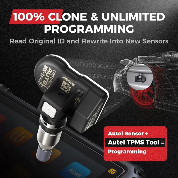 Autel TPMS Sensor MX-Sensor Dual Frequency  Press-in OE-Level Universal Programmable TPMS Sensors for Tire Pressure  Press-in OE-Level Universal Programmable TPMS Sensors for Tire Pressure )
