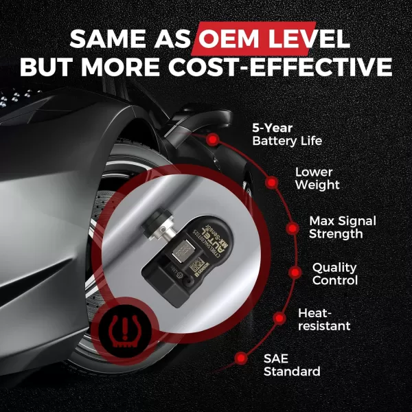 Autel TPMS Sensor MX-Sensor Dual Frequency  Press-in OE-Level Universal Programmable TPMS Sensors for Tire Pressure  Press-in OE-Level Universal Programmable TPMS Sensors for Tire Pressure )