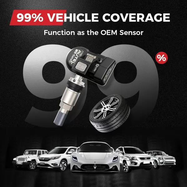 Autel TPMS Sensor MX-Sensor Dual Frequency  Press-in OE-Level Universal Programmable TPMS Sensors for Tire Pressure  Press-in OE-Level Universal Programmable TPMS Sensors for Tire Pressure )