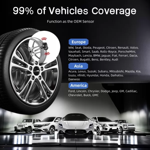 Autel TPMS Sensors MX-Sensor Dual Frequency  20 PCS Pack Metal Tire Sensor Universal TPMS Sensor Programmable by Autel TS401 TS408 TS501 TS508 TS608 20 PCS Pack Metal Tire Sensor Universal TPMS Sensor Programmable by Autel TS401 TS408 TS501 TS508 TS608)
