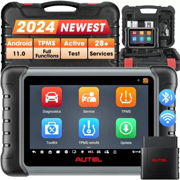 Autel MaxiPRO MP900E-KIT: 2024 Newest DoIP/CAN FD, 11 PCS OBD1 Cables, Upgraded of MP808S/MP808BT PRO/MP900, ECU Coding, 40+ Services, Active Test, FCA SGW