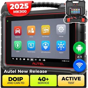 imageAutel Scanner MaxiCOM MK900 2025 Same as MK900BT MK900BT MX900 Bidirectional Diagnostic Tool 8in Up of MK808S MK808BT Pro MX808S MK808Z 3K Active Tests 40 Service CANFDampampDOIP All System FCA