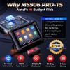 imageAutel MaxiSys MS906 PROTS Scanner 2025 MS906ProTS Diagnostic Scan Tool Up of MS906Pro MS906 MAX MP900TS MP900BT Top TPMS ampampPro ECU Coding 3000 Test 36 Services CAN FD ampamp DoIP Auto Scan 20
