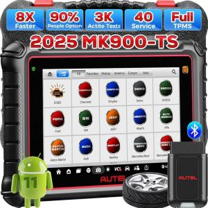 imageAutel Scanner Maxicom MK900TS 2025 MK900TS Up of MS906TS MX900TS MK808STS MK900BT MK900 Top TPMS ProgramRelearn 3000 Active Test 40 Service CAN FD ampamp DoIP Bidirectional Scan Tool OS 110