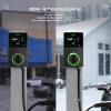 imageAutel Home Smart Electric Vehicle EV Charger 50 Amp Level 2 WiFi and Bluetooth Enabled EVSE 4G Touch Screen with inBody Holster and 25Foot Cable Black