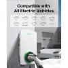 imageAutel Home Smart Electric Vehicle EV Charger up to 50Amp 240V IndoorOutdoor Car Charging Station with Level 2 WiFi and Bluetooth Enabled EVSE 25Foot CableDark GrayDriven Snow White