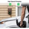 imageAutel Home Smart Electric Vehicle EV Charger up to 50Amp 240V IndoorOutdoor Car Charging Station with Level 2 WiFi and Bluetooth Enabled EVSE 25Foot CableDark GrayWood Grain
