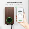 imageAutel Home Smart Electric Vehicle EV Charger up to 50Amp 240V IndoorOutdoor Car Charging Station with Level 2 WiFi and Bluetooth Enabled EVSE 25Foot CableDark GrayWood Grain