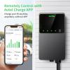 imageAutel MaxiCharger Home Electric Vehicle EV Charger up to 50 Amp 240V Level 2 WiFi and Bluetooth Enabled EVSE Hardwired IndoorOutdoor 25Foot Cable with Separate Holster SilverDark Gray