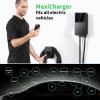 imageAutel MaxiCharger Home Electric Vehicle EV Charger up to 50 Amp 240V Level 2 WiFi and Bluetooth Enabled EVSE Hardwired IndoorOutdoor 25Foot Cable with Separate Holster SilverDark Gray