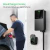 imageAutel MaxiCharger Home Electric Vehicle EV Charger up to 50 Amp 240V Level 2 WiFi and Bluetooth Enabled EVSE Hardwired IndoorOutdoor 25Foot Cable with Separate Holster SilverDark Gray