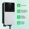 imageAutel MaxiCharger Home Electric Vehicle EV Charger up to 50 Amp 240V Level 2 WiFi and Bluetooth Enabled EVSE Hardwired IndoorOutdoor 25Foot Cable with Separate Holster SilverSilver
