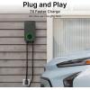 imageAutel MaxiCharger Level 2 EV Charger up to 40Amp 240V IndoorOutdoor Fast Electric Vehicle Charging Station with Flexible 25Foot Cable NEMA 1450 Plug WhiteDark Gary